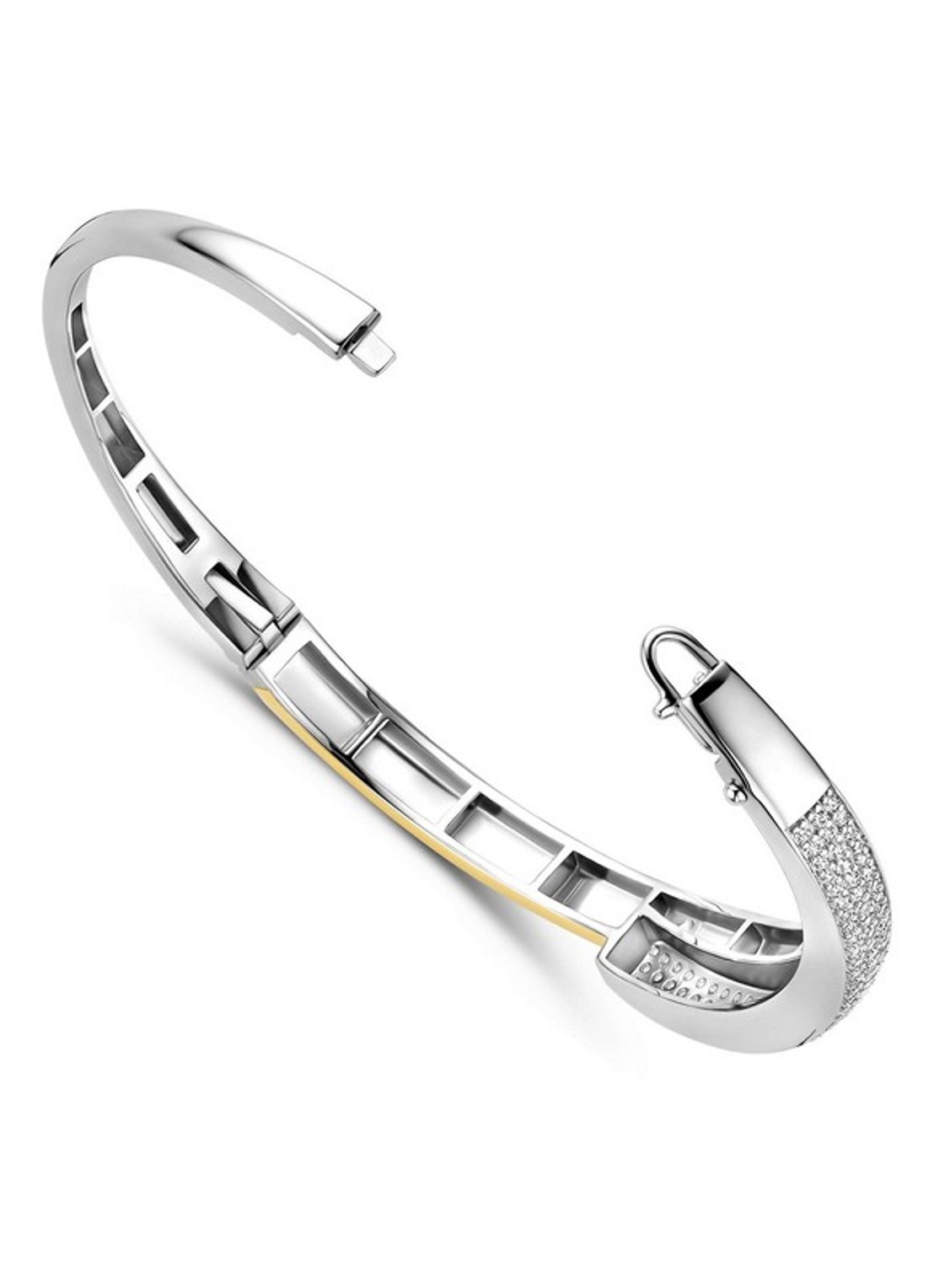 TI SENTO - Milano Bangle met zirkonia 23110ZY - detail 5 goud