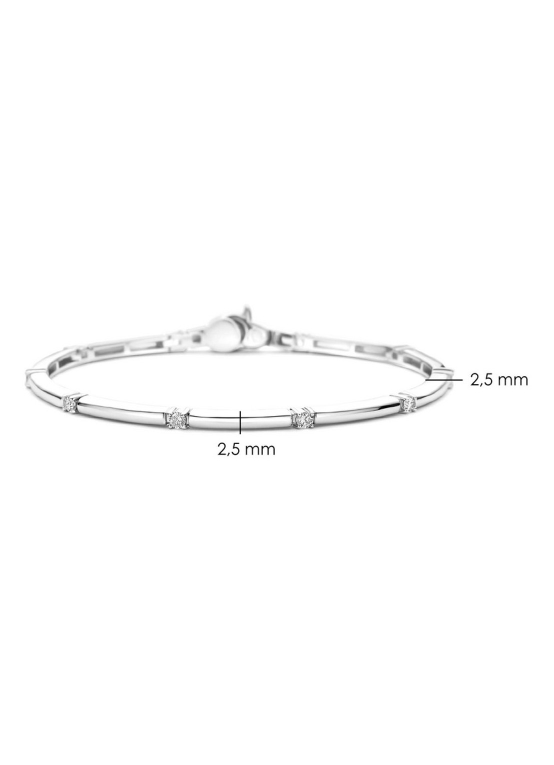 TI SENTO - Milano Bangle van zilver 23099ZI - detail 6 zilver