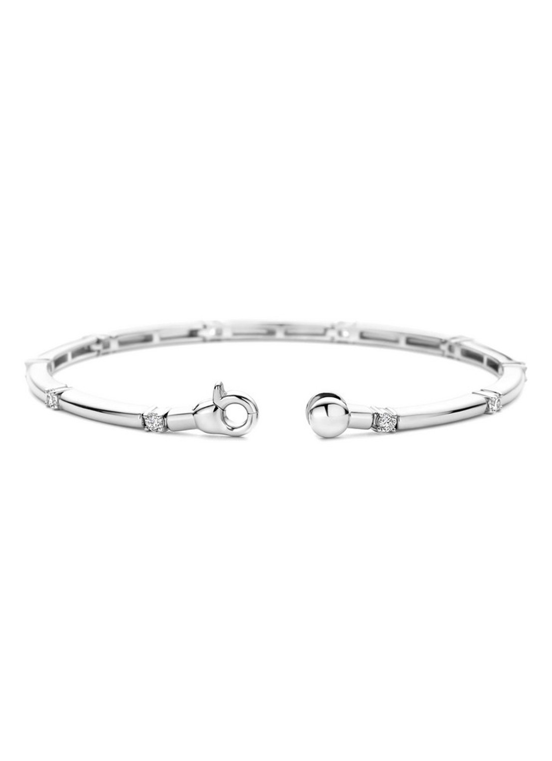 TI SENTO - Milano Bangle van zilver 23099ZI - detail 8 zilver