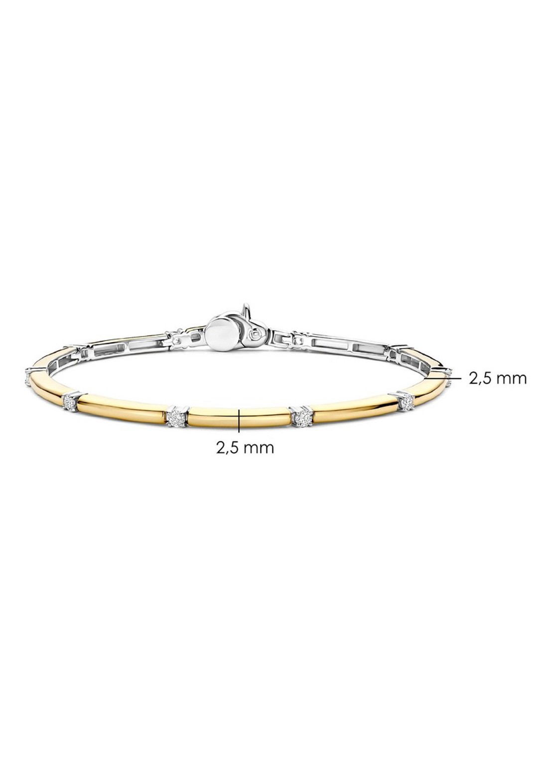 TI SENTO - Milano Bangle verguld 23099ZY - detail 6 goud