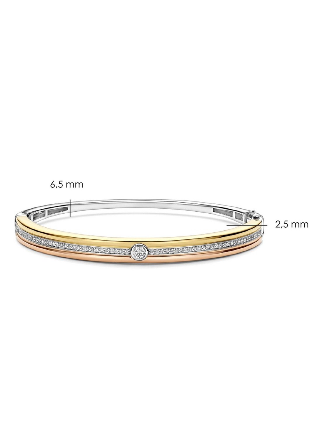 TI SENTO - Milano Bangle verguld 23100TZ - detail 3 goud