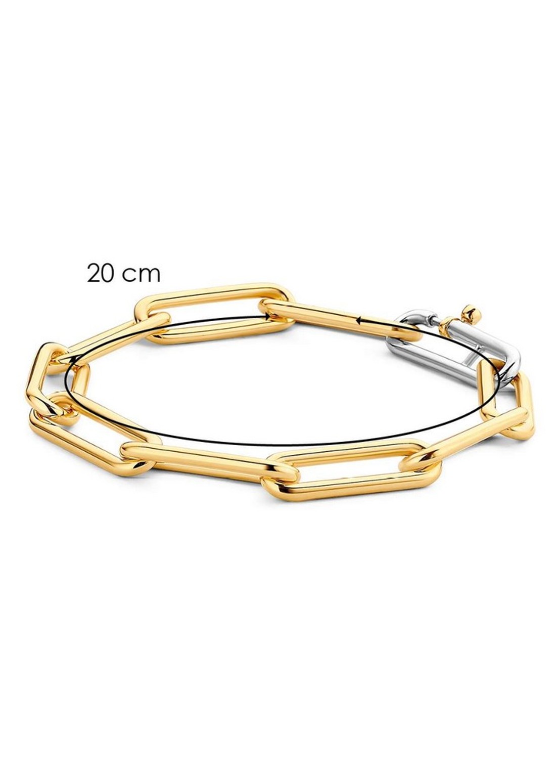 TI SENTO - Milano Closed Forever armband verguld 2926SY - detail 4 5