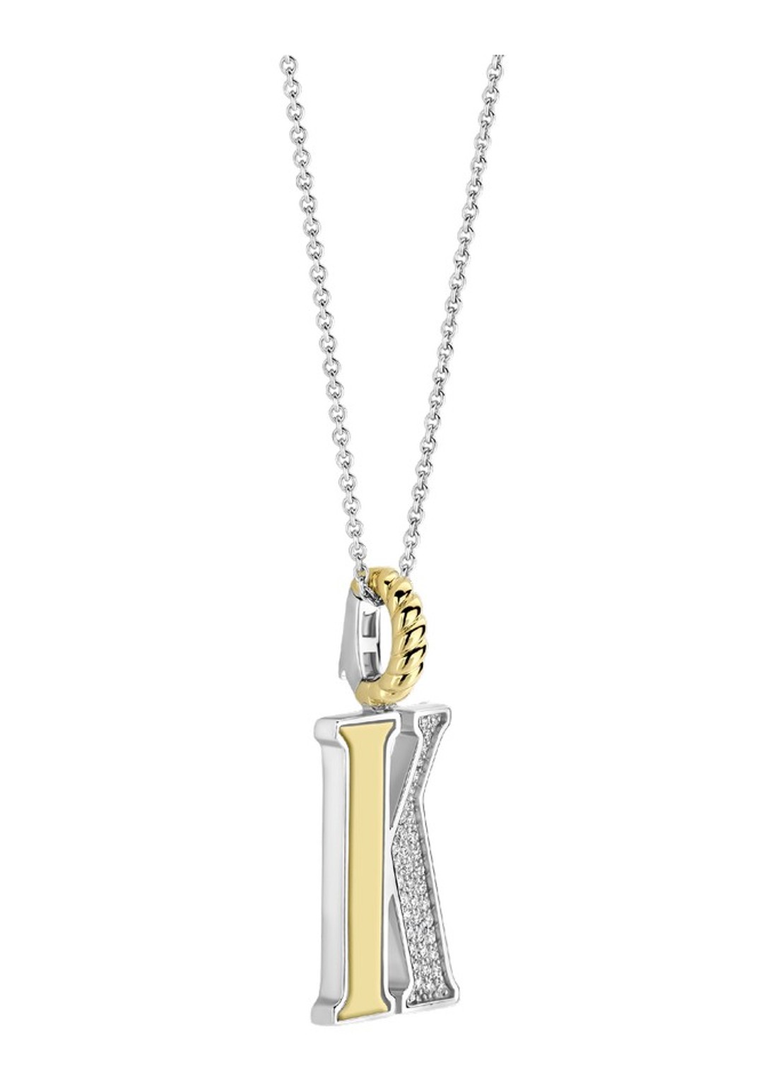 TI SENTO - Milano Hanger van zilver 6840ZY_K - detail goud