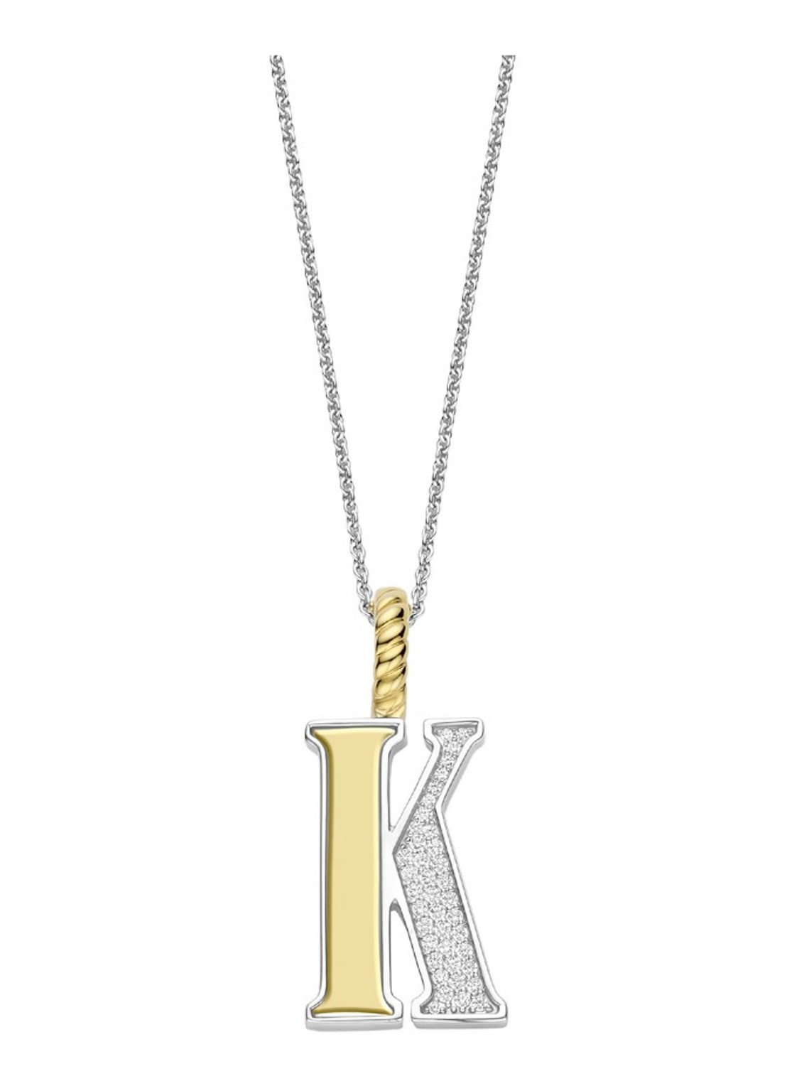 TI SENTO - Milano Hanger van zilver 6840ZY_K - voorkant 2 goud