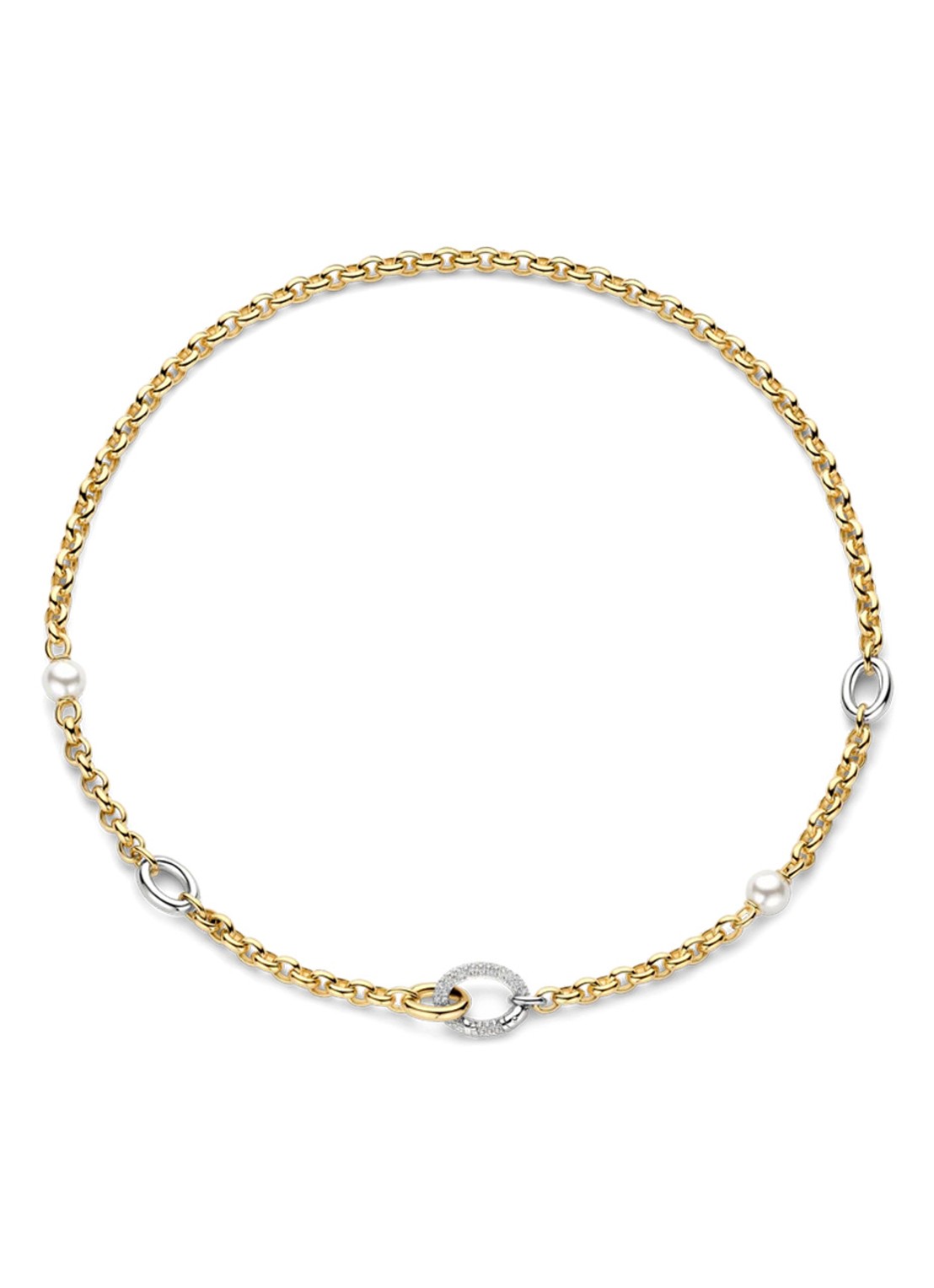 TI SENTO - Milano Ketting 34096ZY - detail goud