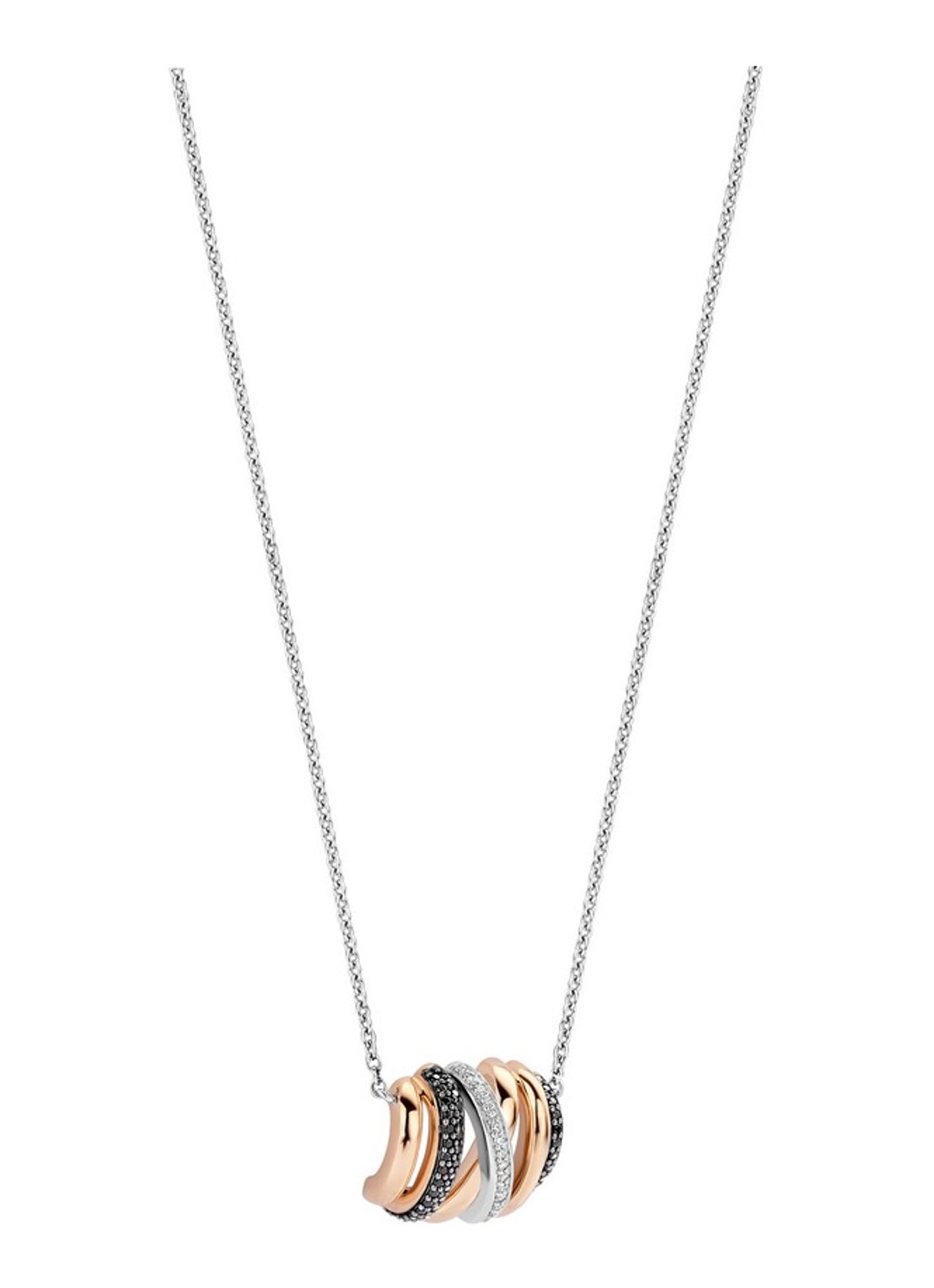 TI SENTO - Milano Ketting 34116BR - detail zilver