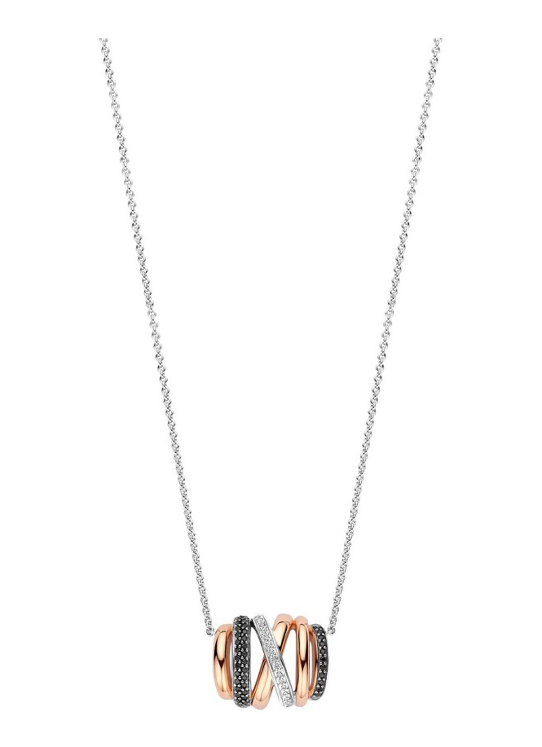 TI SENTO - Milano Ketting 34116BR - voorkant 4 zilver