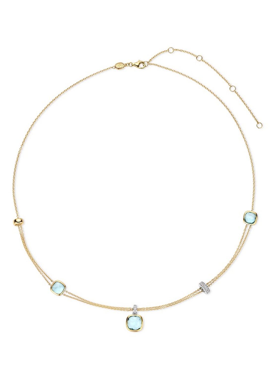 TI SENTO - Milano Ketting 34122TY - detail 2 goud