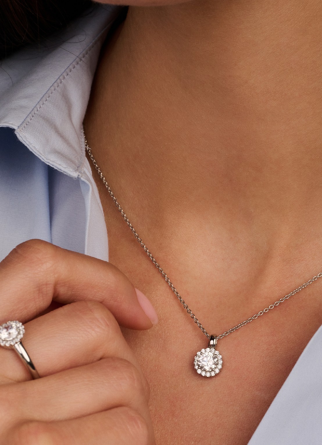 TI SENTO - Milano Ketting 34123ZI - voorkant 5 zilver