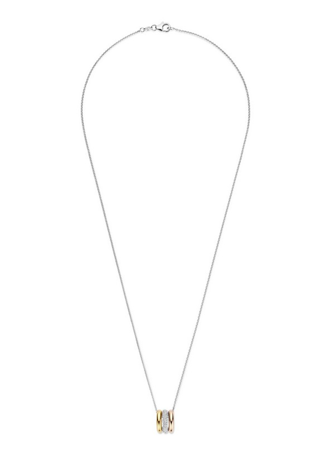 TI SENTO - Milano Ketting 34128TZ - detail 2 zilver