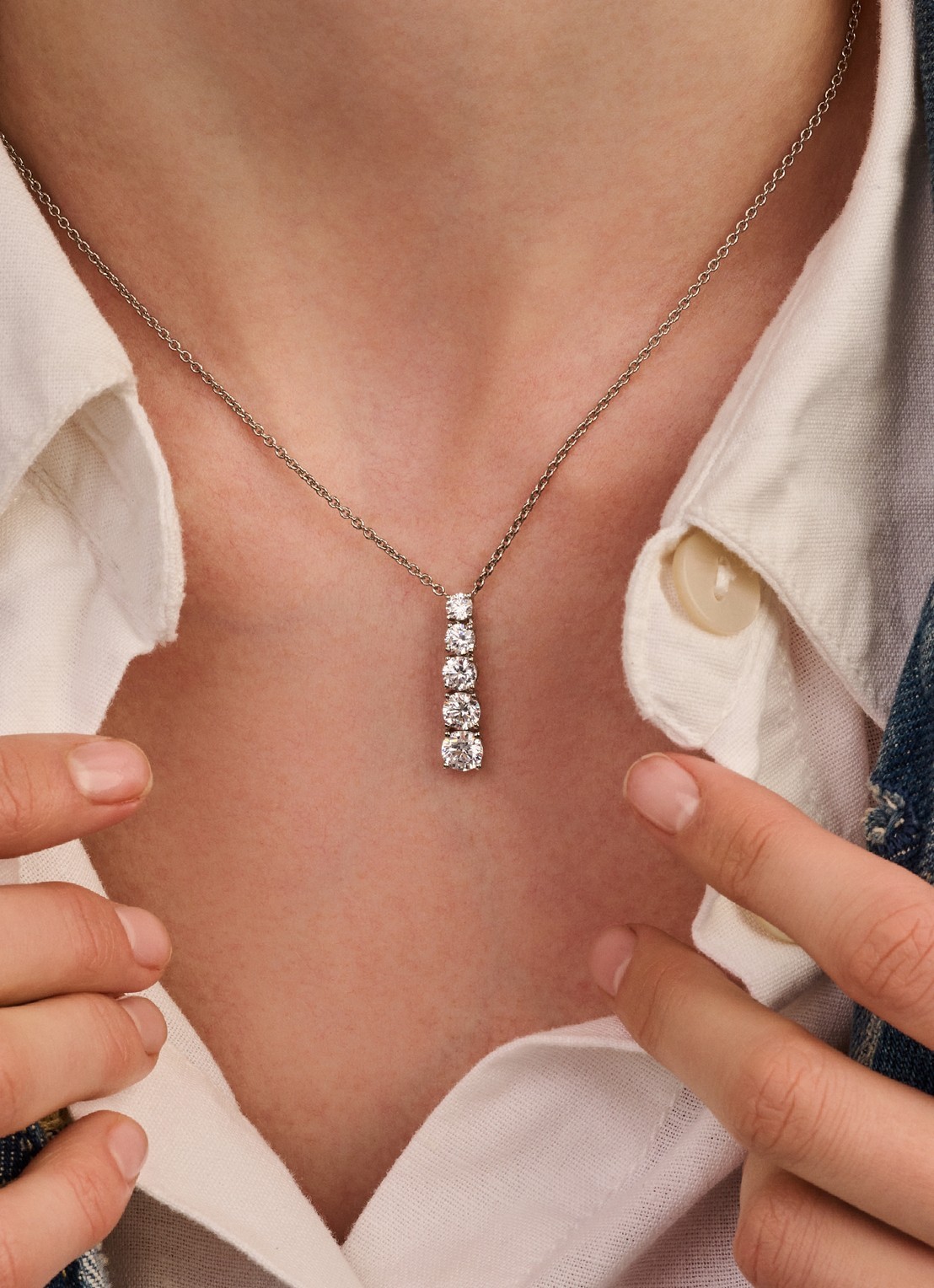 TI SENTO - Milano Ketting 34129ZI - voorkant 5 zilver