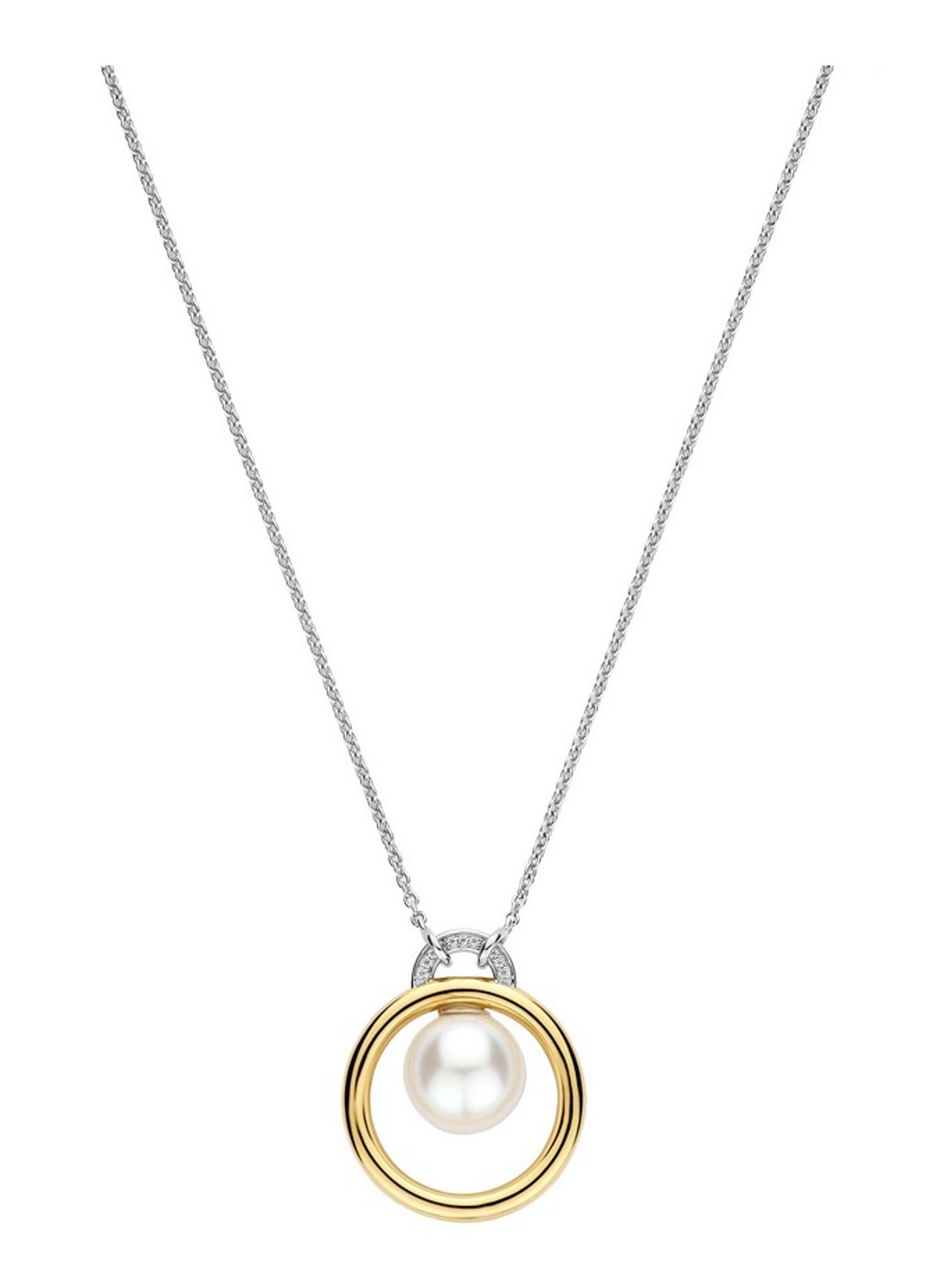 TI SENTO - Milano Ketting met hanger 34138YP - voorkant 4 goud
