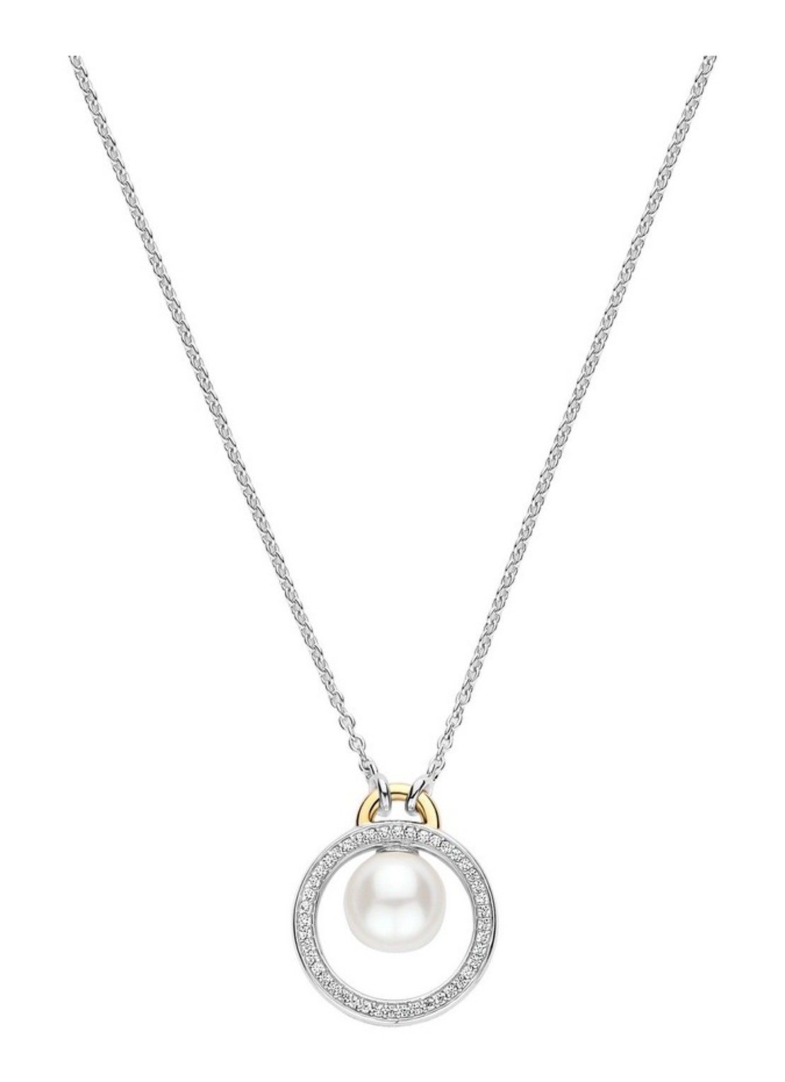TI SENTO - Milano Ketting met hanger 34139YP - voorkant 4 zilver