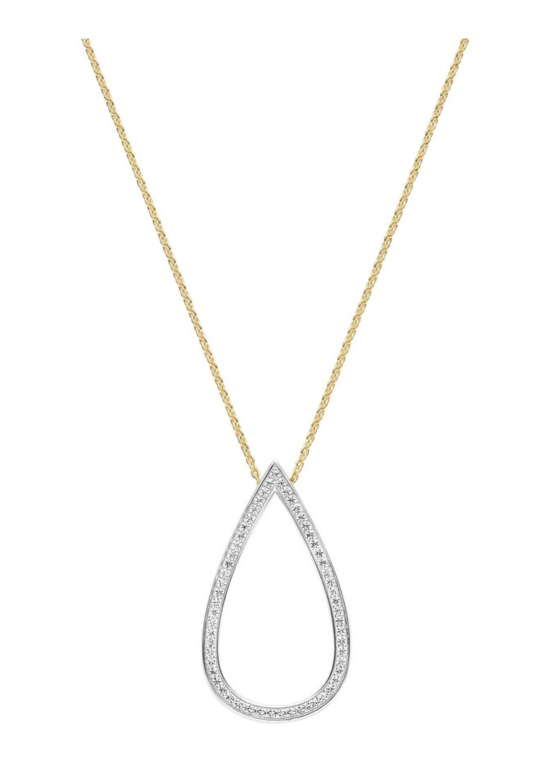 TI SENTO - Milano Ketting met hanger 34145ZY - voorkant 4 goud
