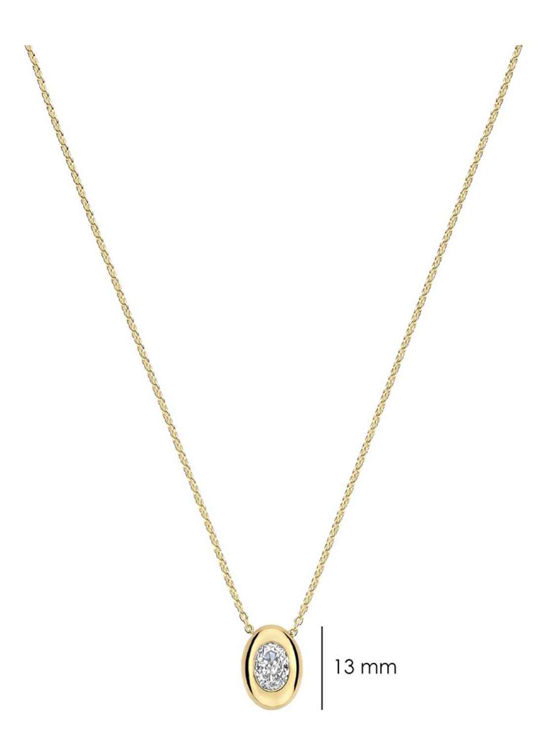 TI SENTO - Milano Ketting met hanger 34146ZY - detail 5 goud