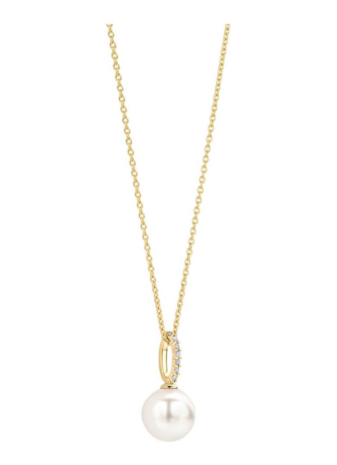 TI SENTO - Milano Ketting met hanger 34153YP - detail goud
