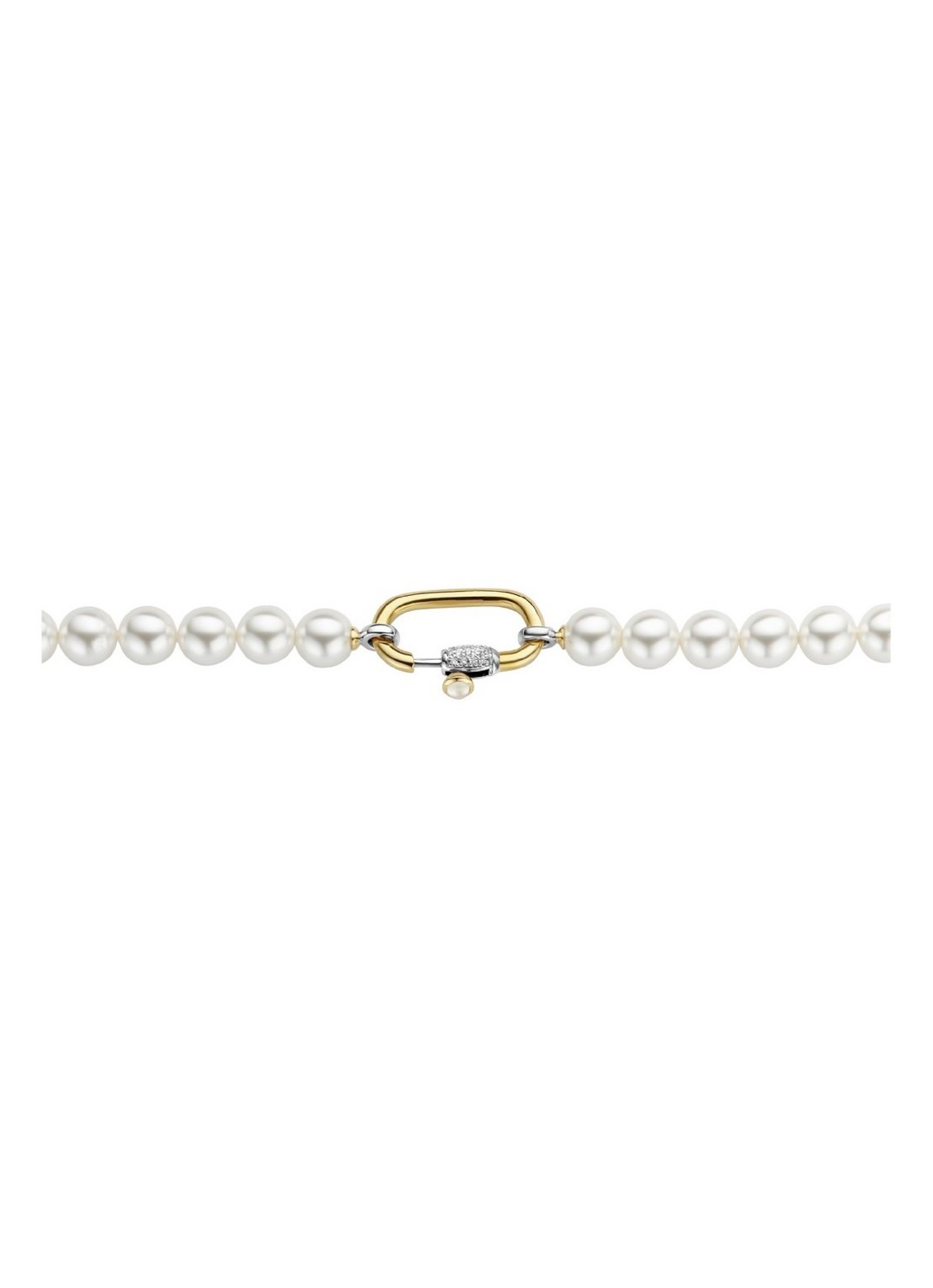 TI SENTO - Milano Ketting met kleursteen 3967PW - detail 2 parelmoer