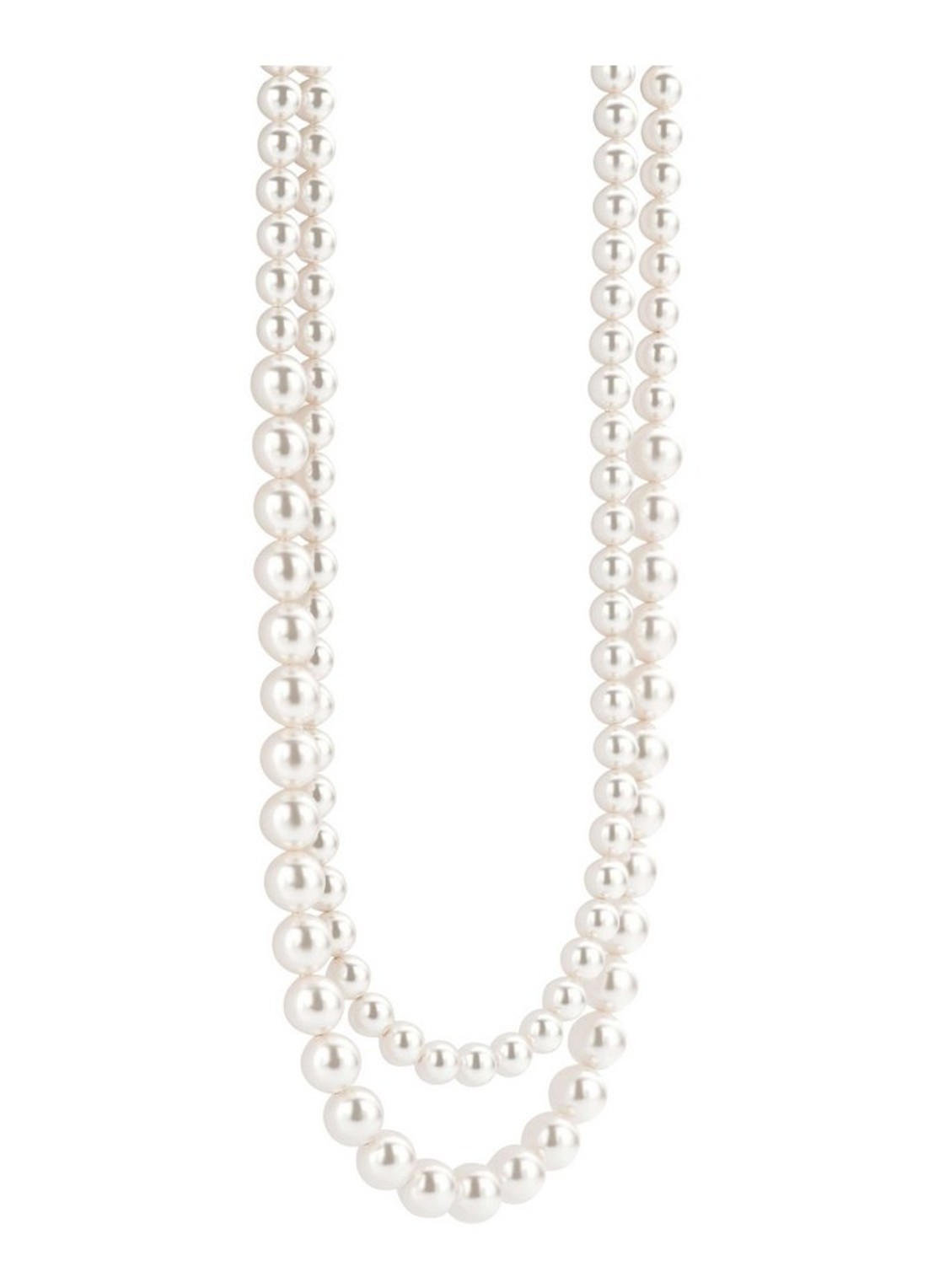 TI SENTO - Milano Ketting met parels 34135PW - detail parelmoer