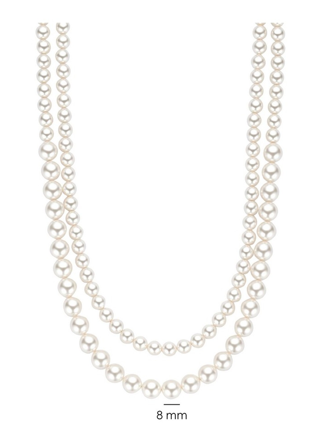 TI SENTO - Milano Ketting met parels 34135PW - detail 3 parelmoer