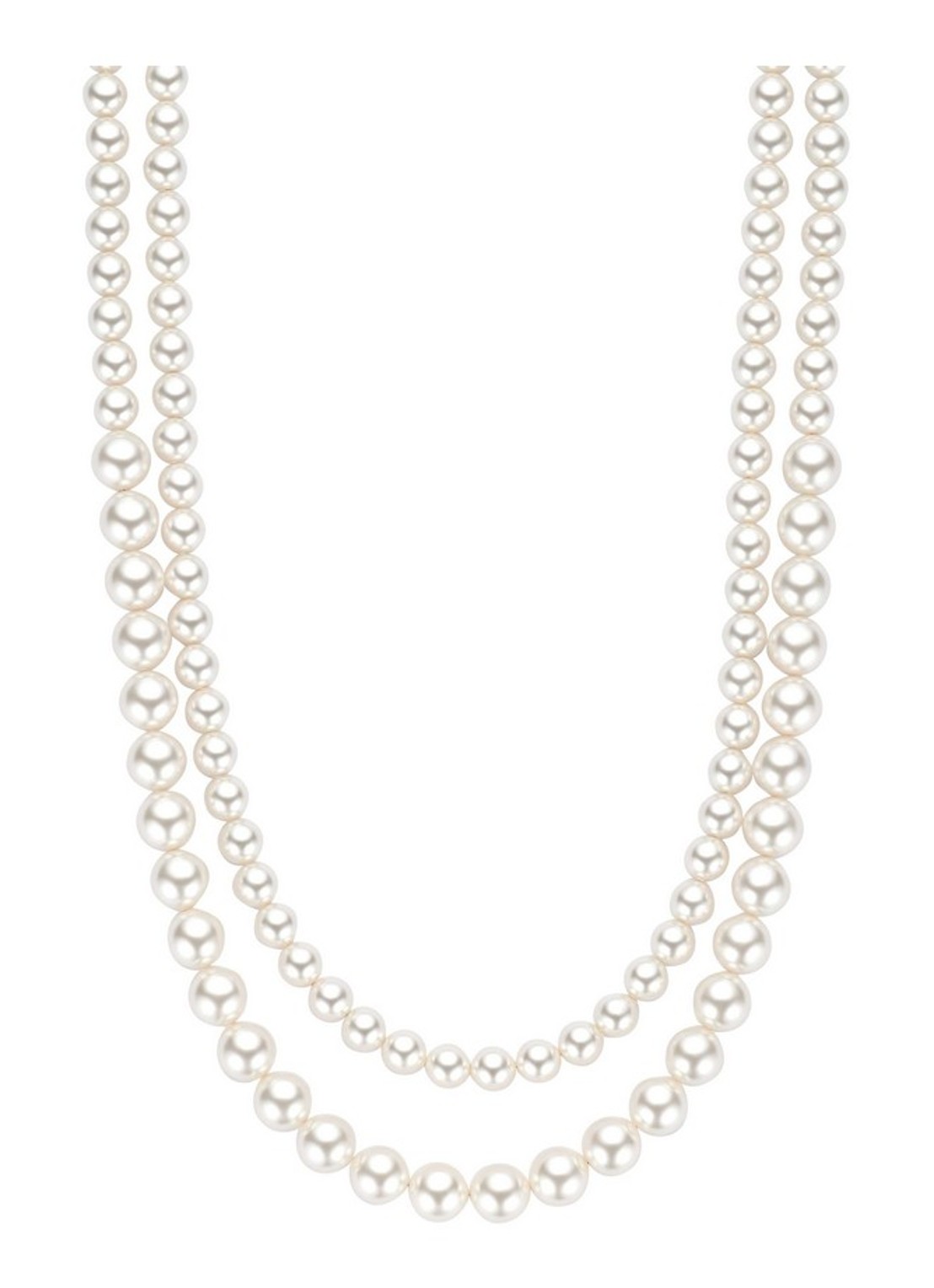 TI SENTO - Milano Ketting met parels 34135PW - voorkant 4 parelmoer