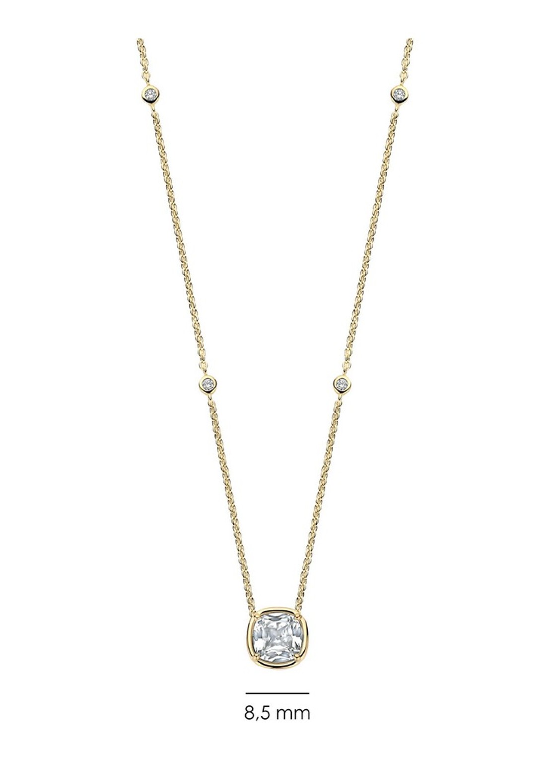 TI SENTO - Milano Ketting met zirkonia 34143ZY - detail 5 goud