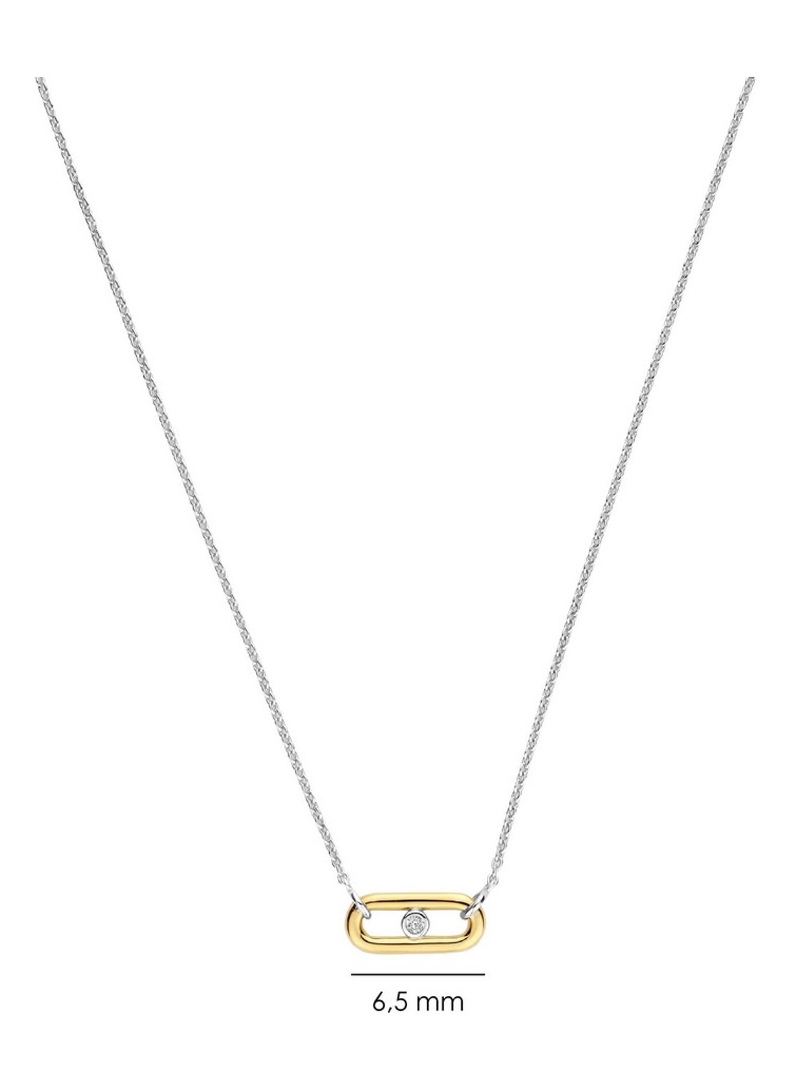 TI SENTO - Milano Ketting met zirkonia 34147ZY - detail 3 zilver