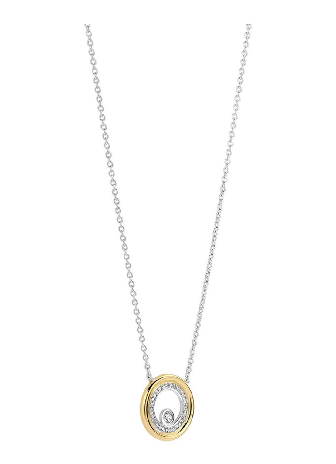 TI SENTO - Milano Ketting met zirkonia 34148ZY - detail goud