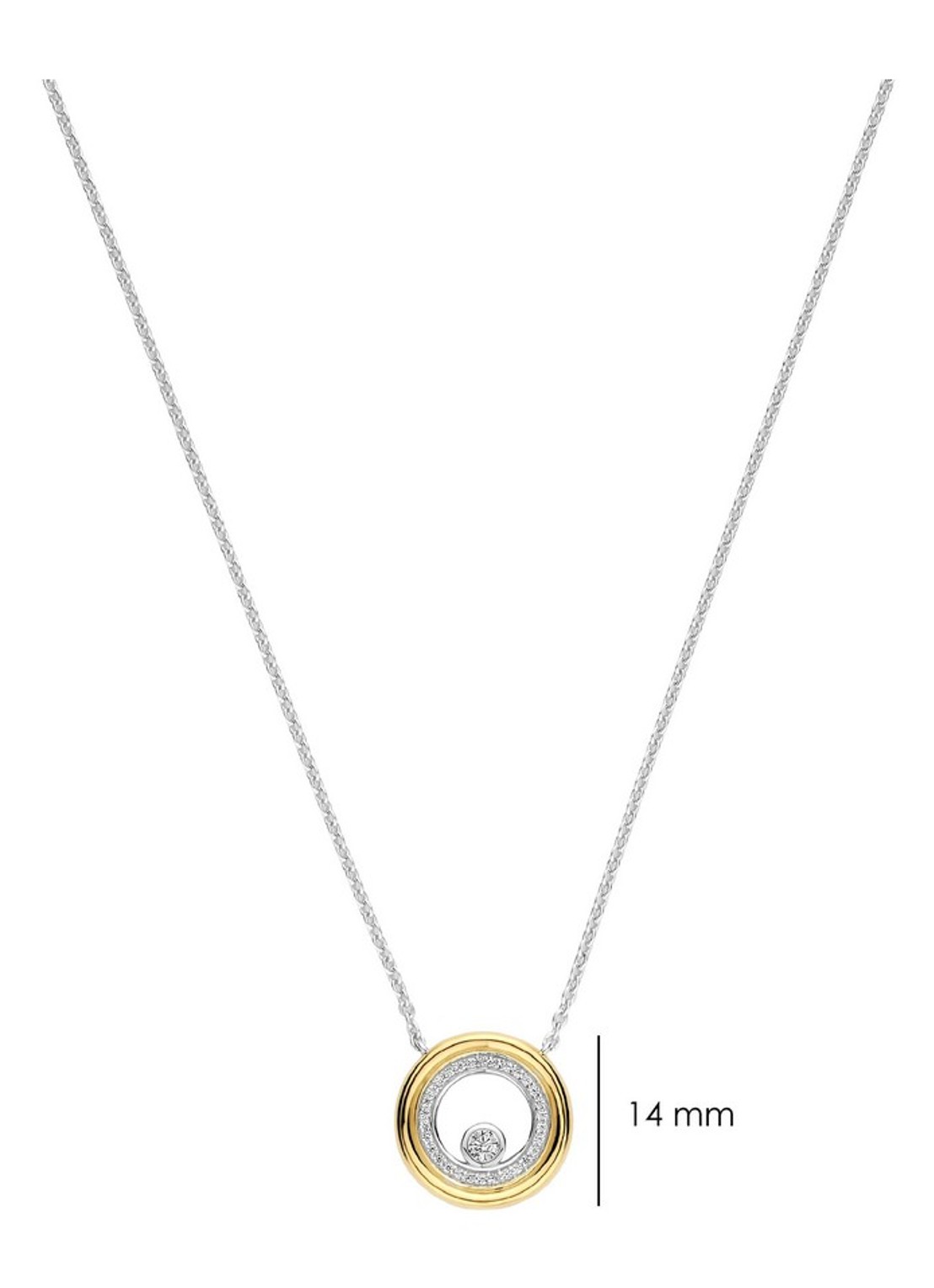 TI SENTO - Milano Ketting met zirkonia 34148ZY - detail 3 goud