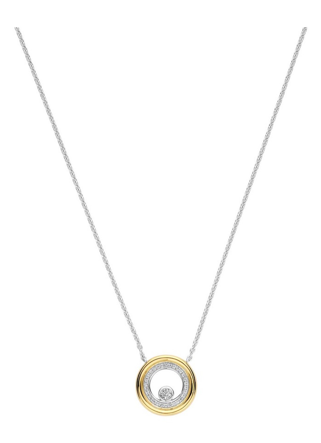 TI SENTO - Milano Ketting met zirkonia 34148ZY - voorkant 4 goud