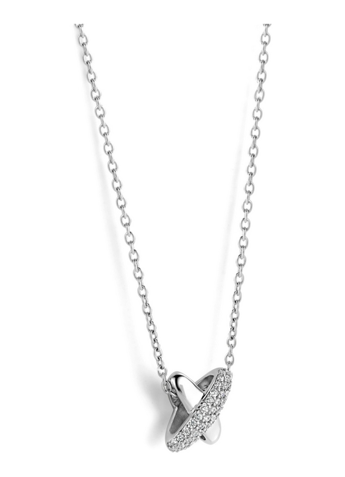 TI SENTO - Milano Ketting van zilver 34003ZI - voorkant 2 zilver