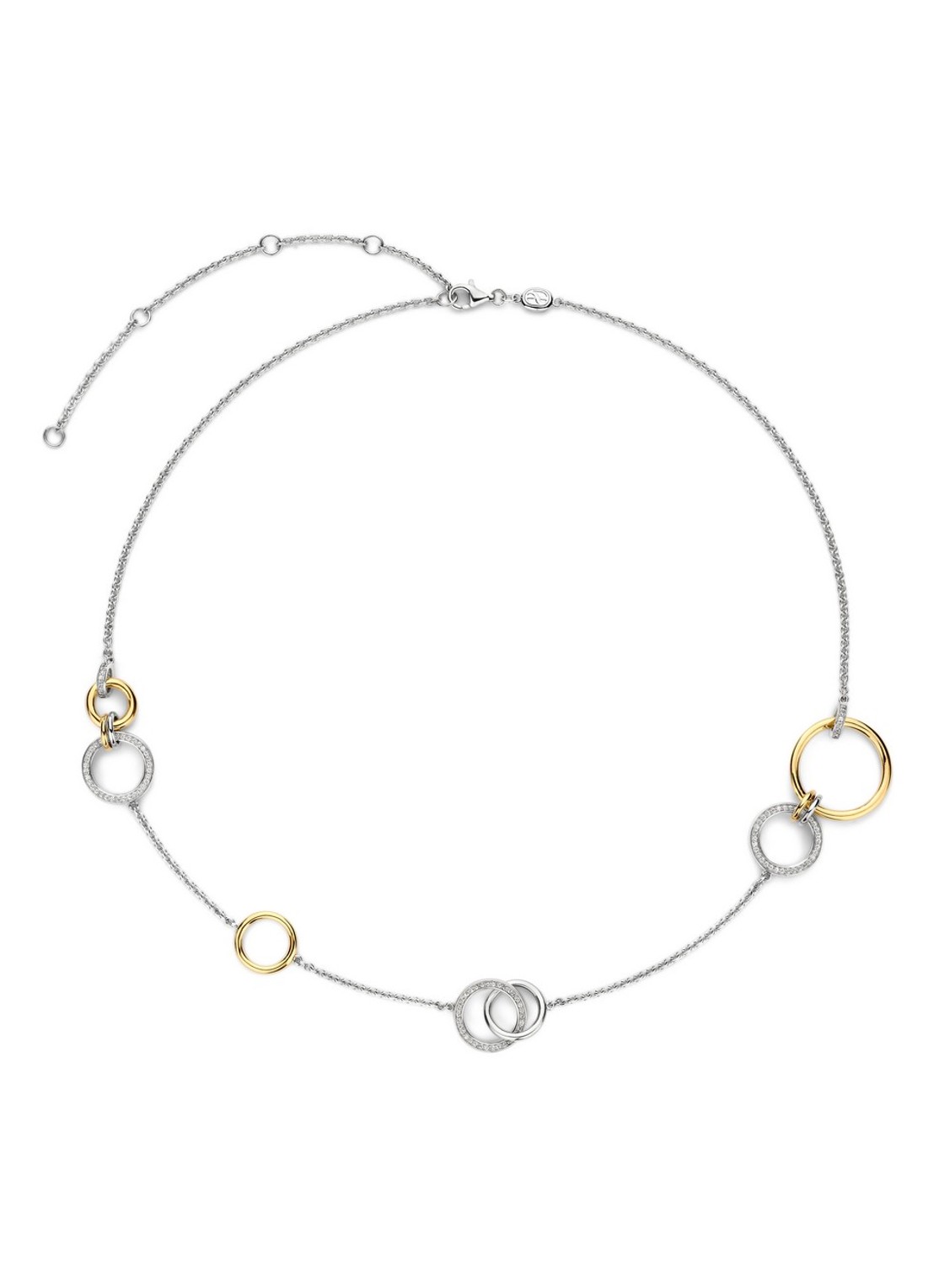 TI SENTO - Milano Ketting van zilver 34099ZY - detail zilver