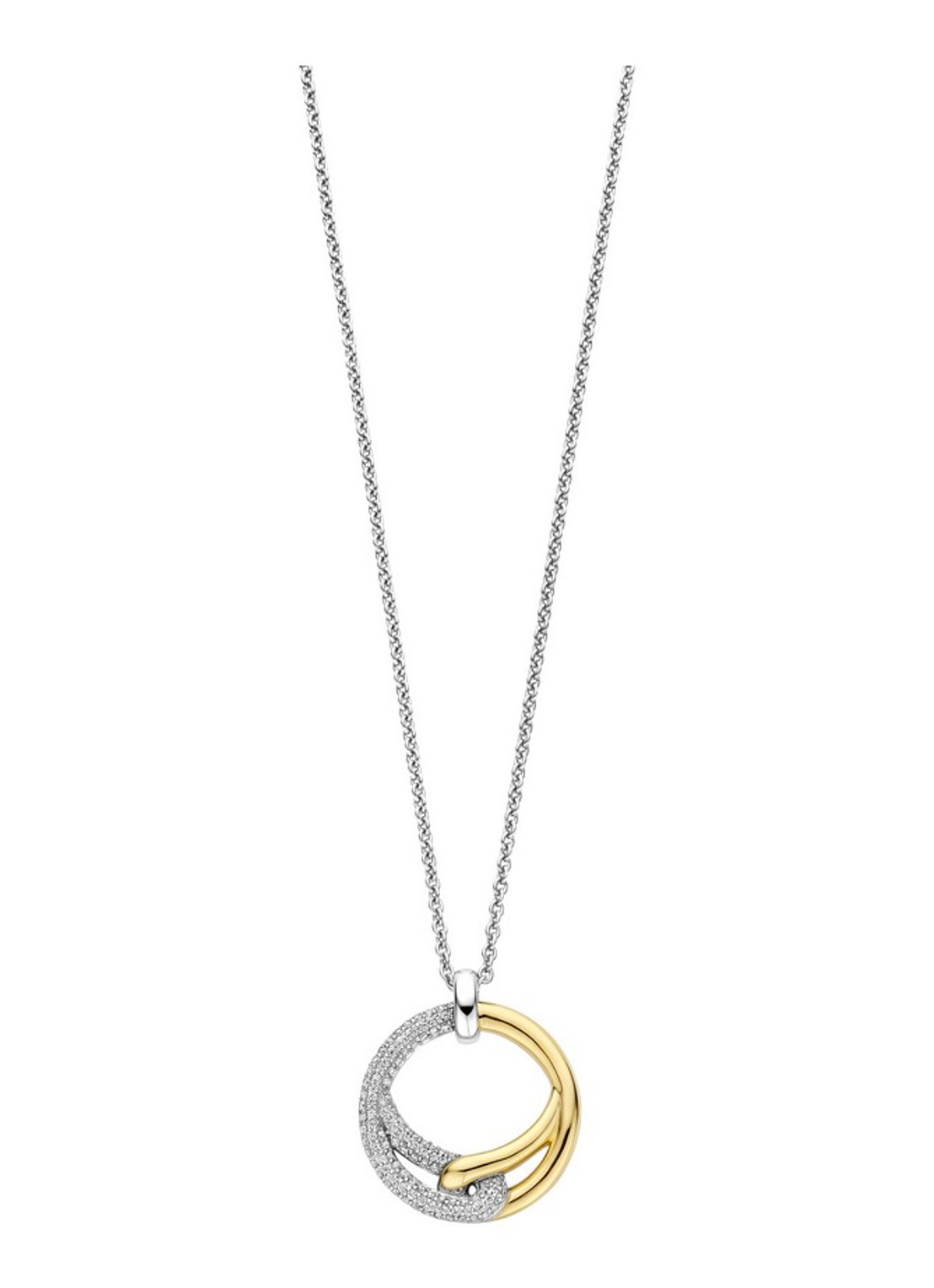 TI SENTO - Milano Ketting van zilver 34107ZY - voorkant 3 zilver
