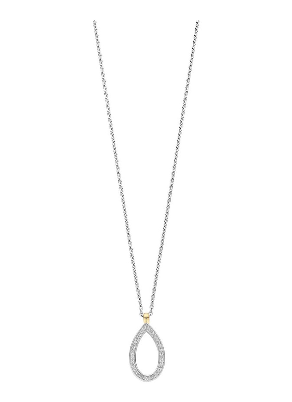 TI SENTO - Milano Ketting van zilver 34110ZY - voorkant zilver