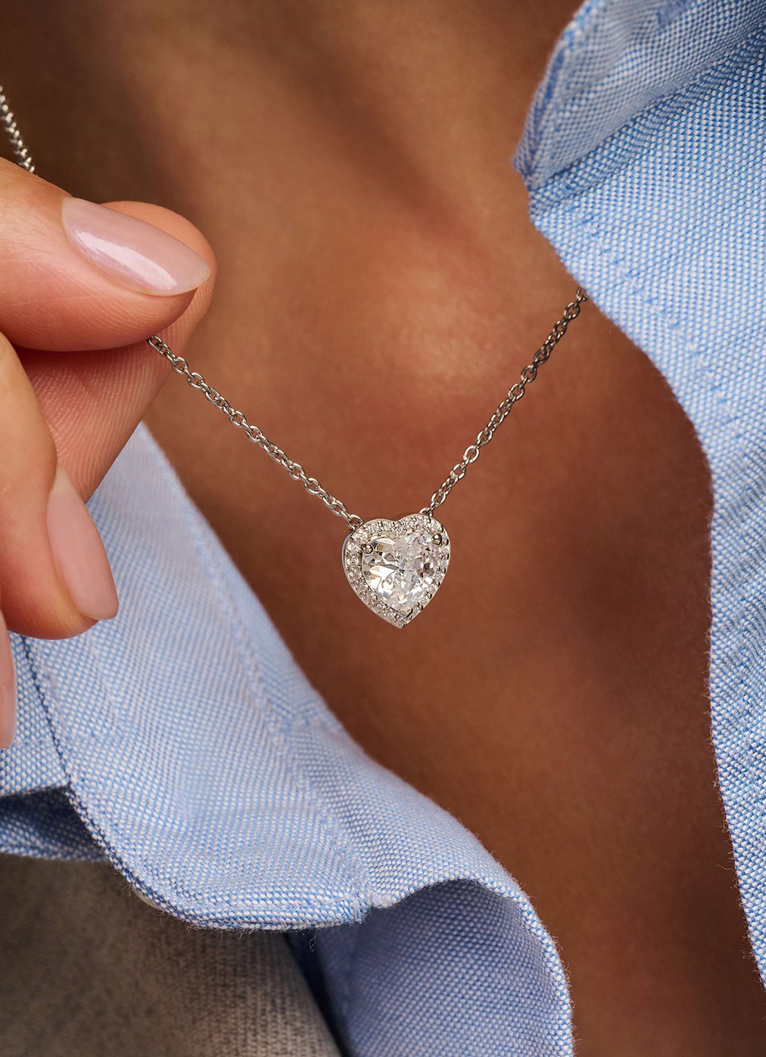 TI SENTO - Milano Ketting van zilver 34152ZI - voorkant 2 zilver