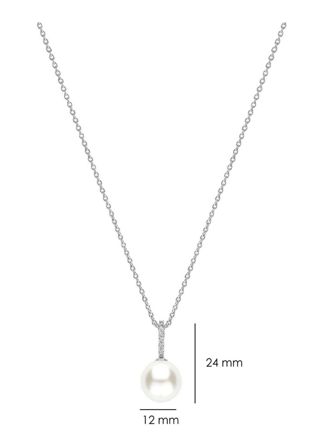 TI SENTO - Milano Ketting van zilver 34153PW - detail 3 zilver