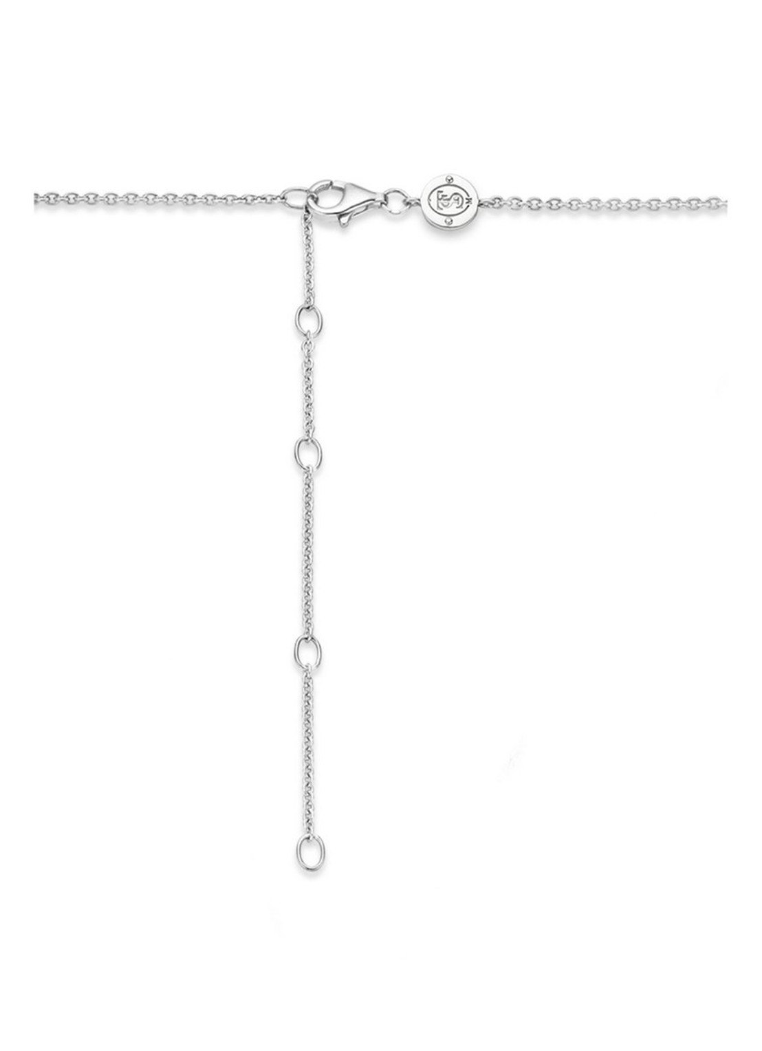 TI SENTO - Milano Ketting van zilver met zirkonia 3877PW - detail 3 zilver