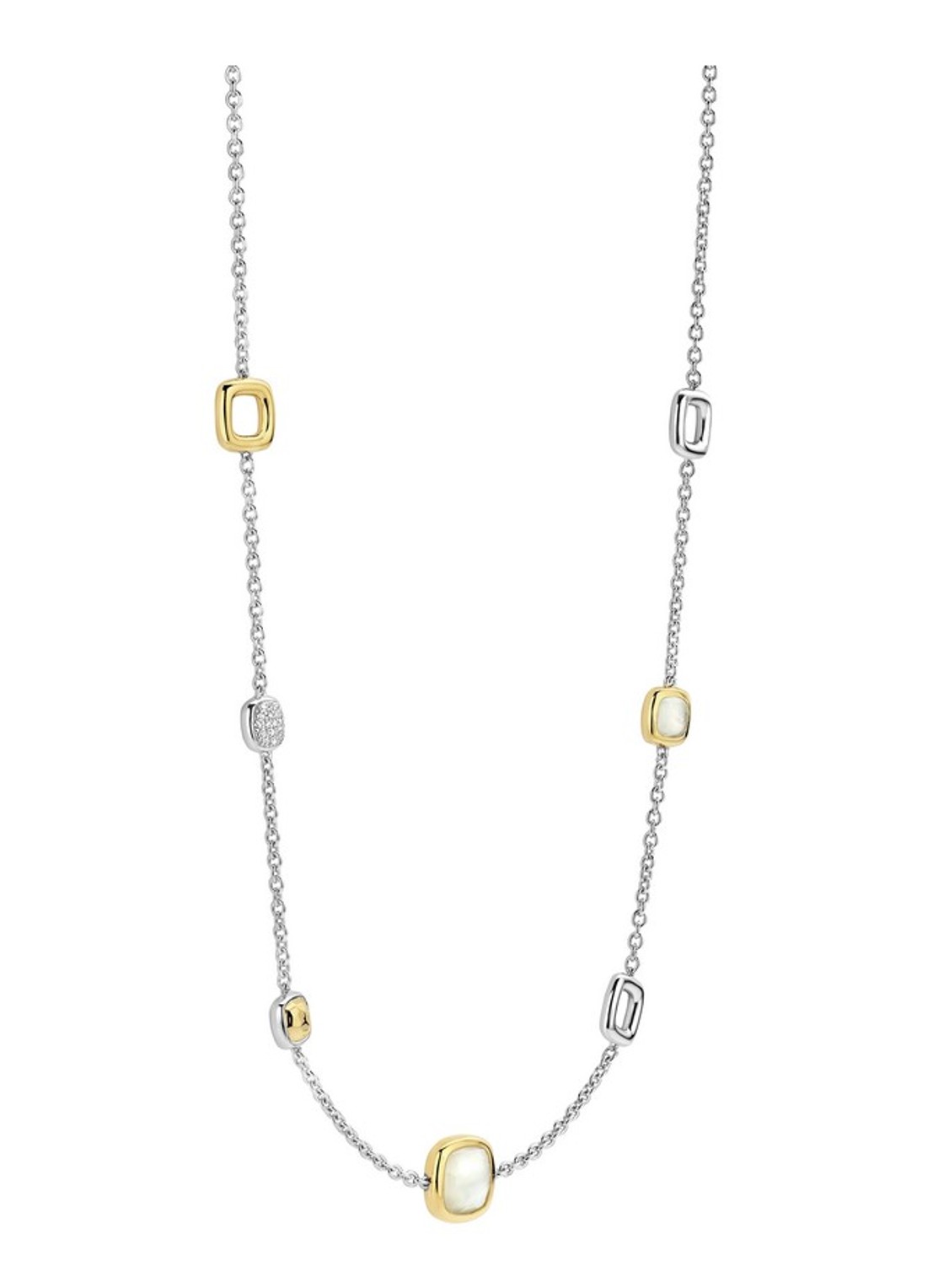 TI SENTO - Milano Ketting verguld 34080MW - detail 2 zilver
