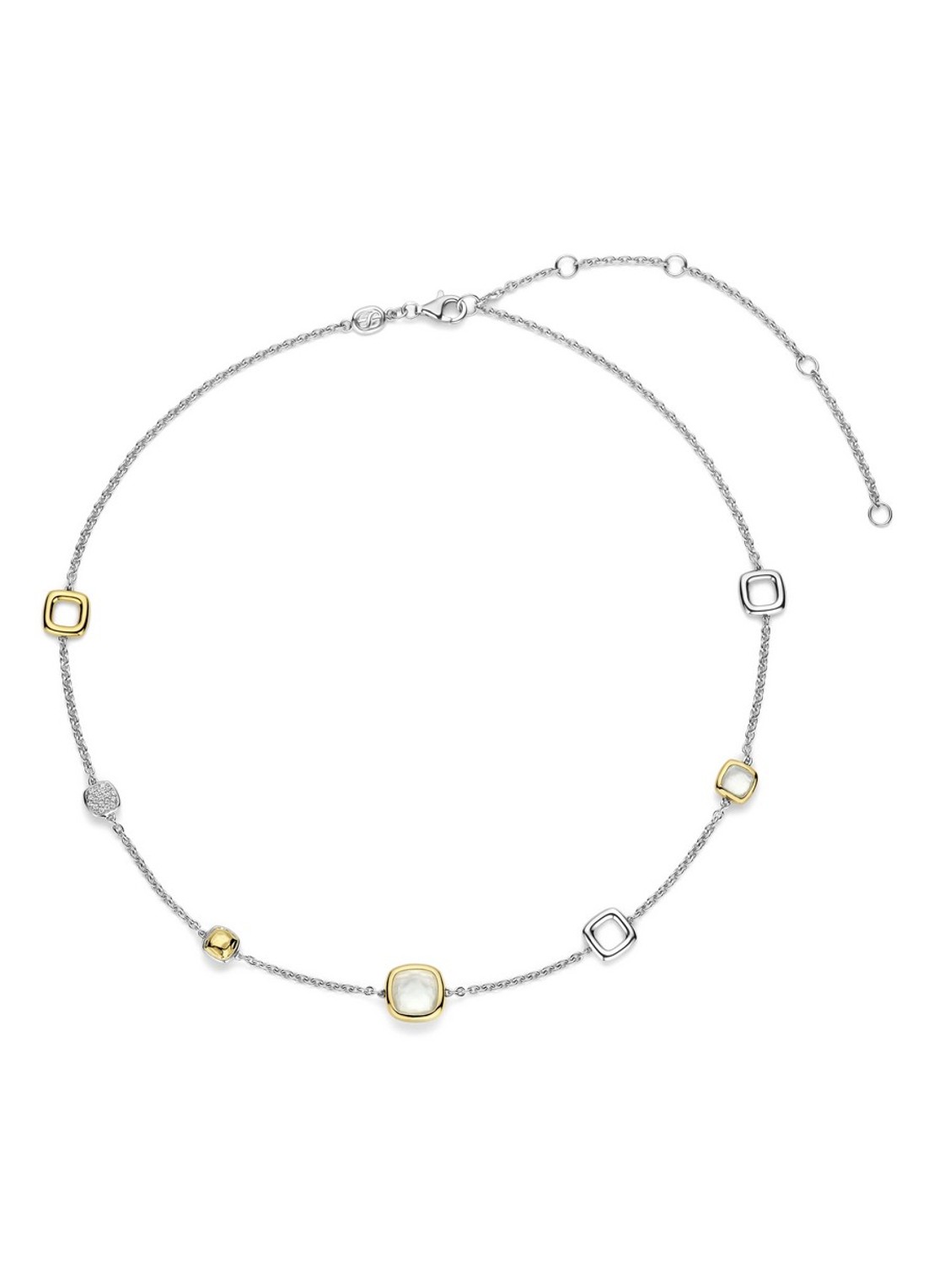 TI SENTO - Milano Ketting verguld 34080MW - detail 3 zilver