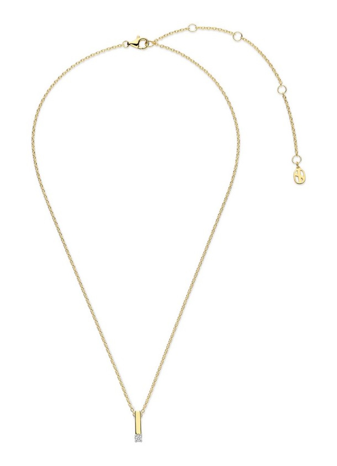 TI SENTO - Milano Ketting verguld 34131ZY - detail 2 goud