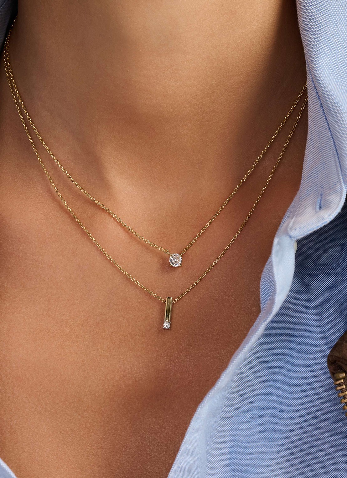 TI SENTO - Milano Ketting verguld 34131ZY - voorkant 5 goud