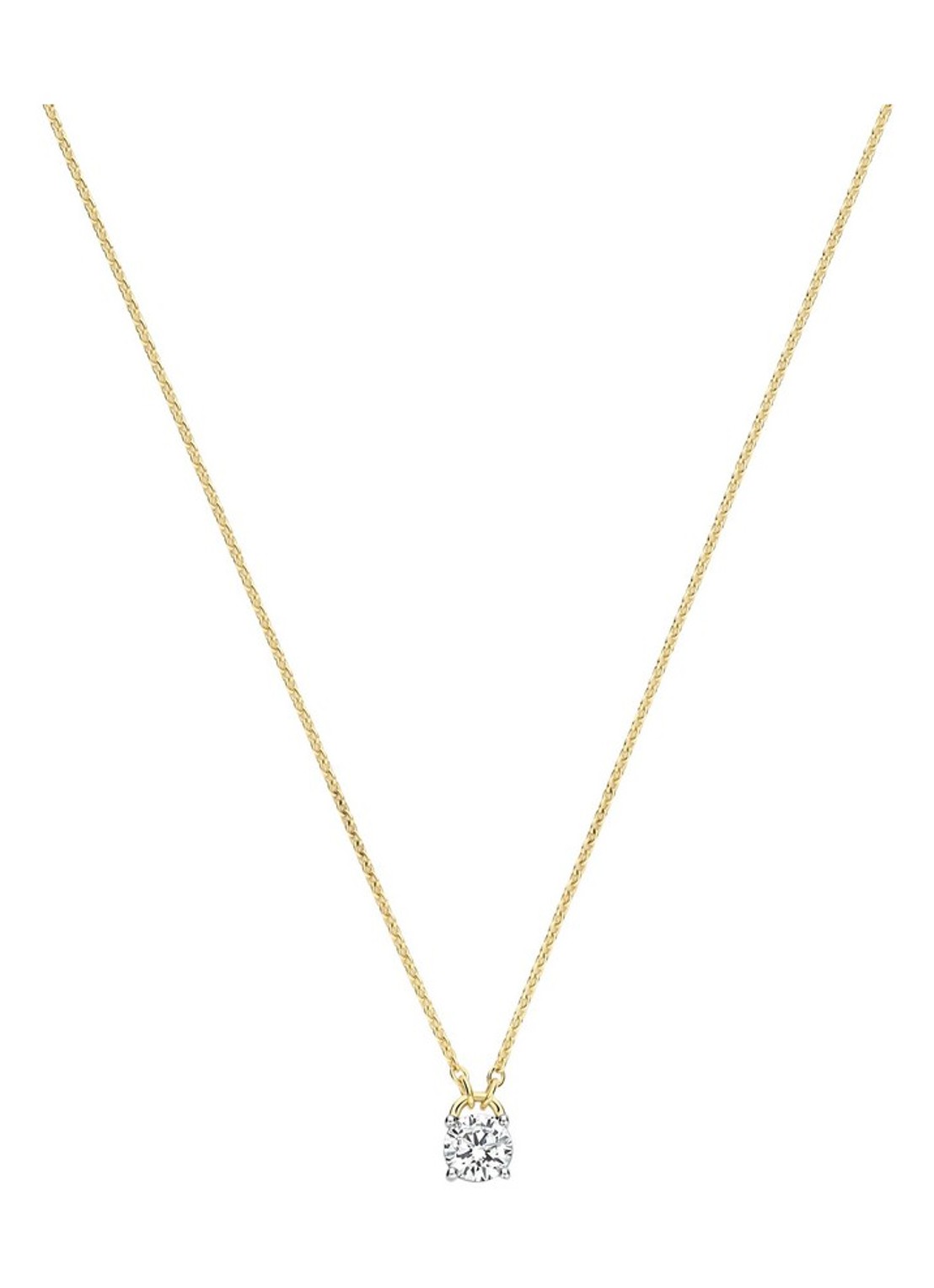 TI SENTO - Milano Ketting verguld 34144ZY - voorkant 4 goud