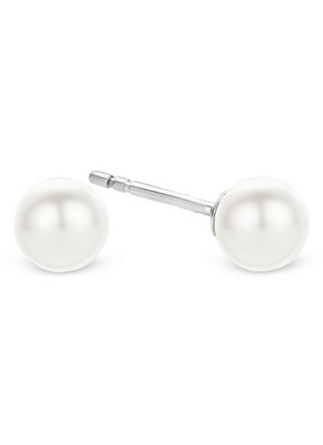 TI SENTO - Milano Oorbellen van zilver 7582PW - voorkant 3 parelmoer
