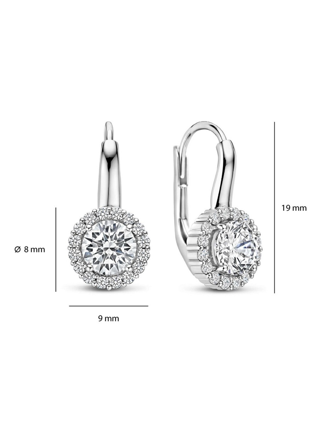 TI SENTO - Milano Oorhangers 78056ZI - detail 2 zilver