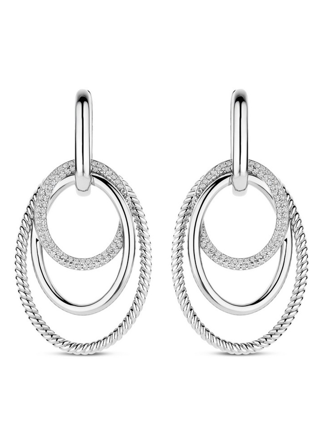 TI SENTO - Milano Oorhangers 78067ZI - detail 3 zilver