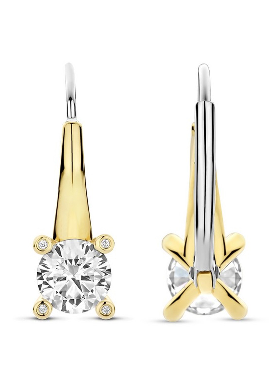 TI SENTO - Milano  Oorhangers verguld 78009ZY - detail 2 goud