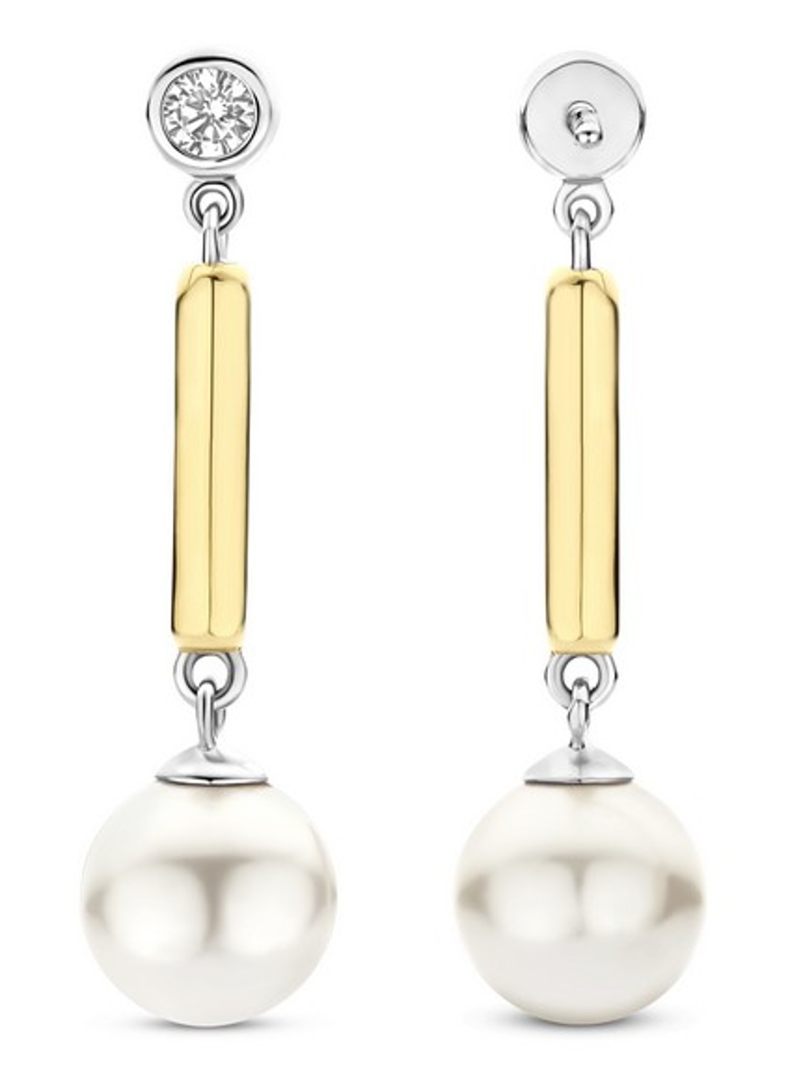 TI SENTO - Milano Oorhangers verguld 78011YP - detail 2 goud