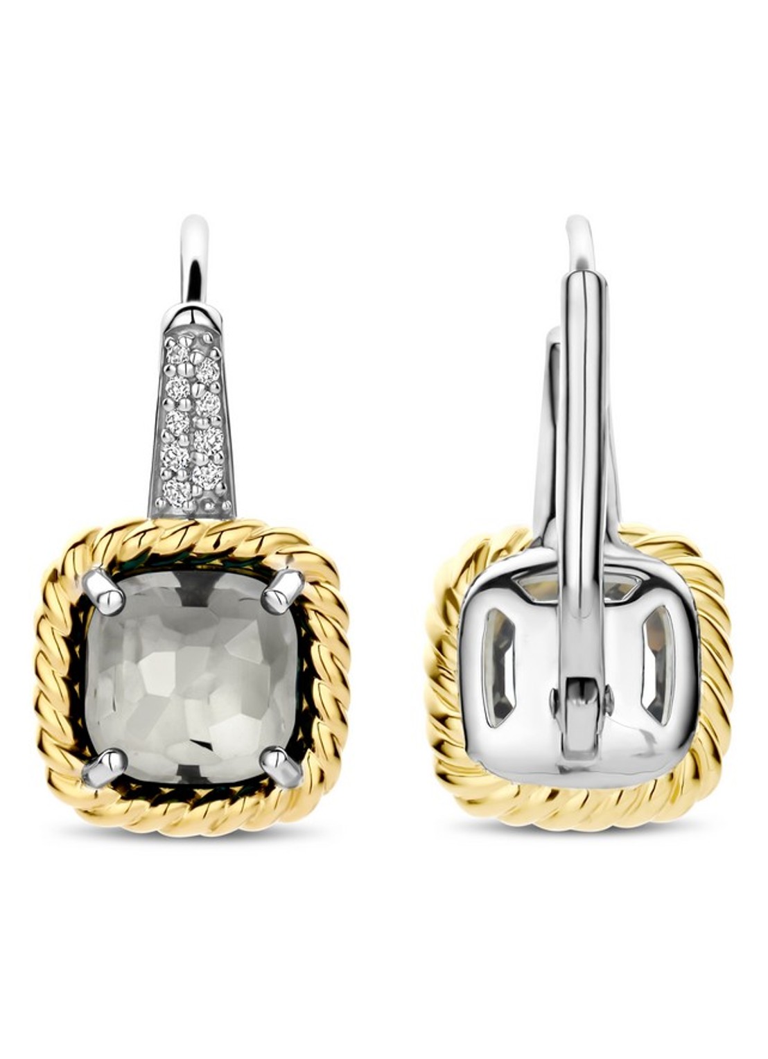 TI SENTO - Milano Oorhangers verguld 78042GG - detail 4 goud