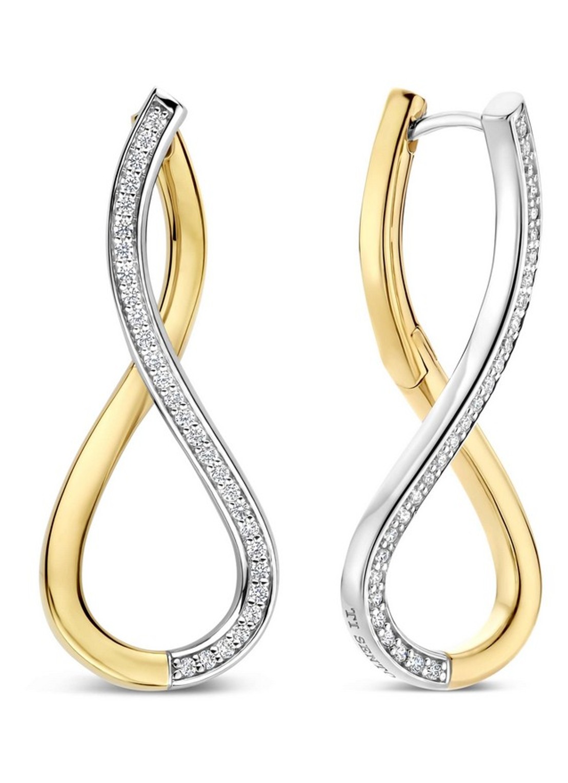 TI SENTO - Milano Oorhangers verguld 78087ZY - voorkant goud