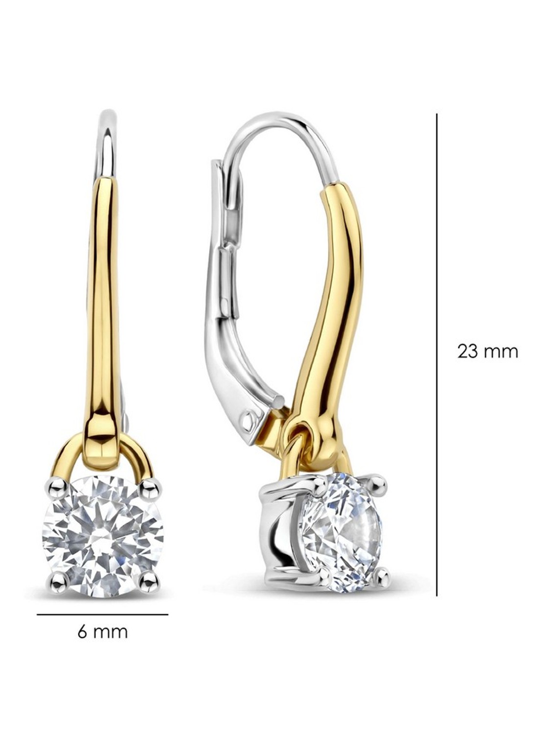 TI SENTO - Milano Oorhangers verguld 78106ZY - detail 2 goud