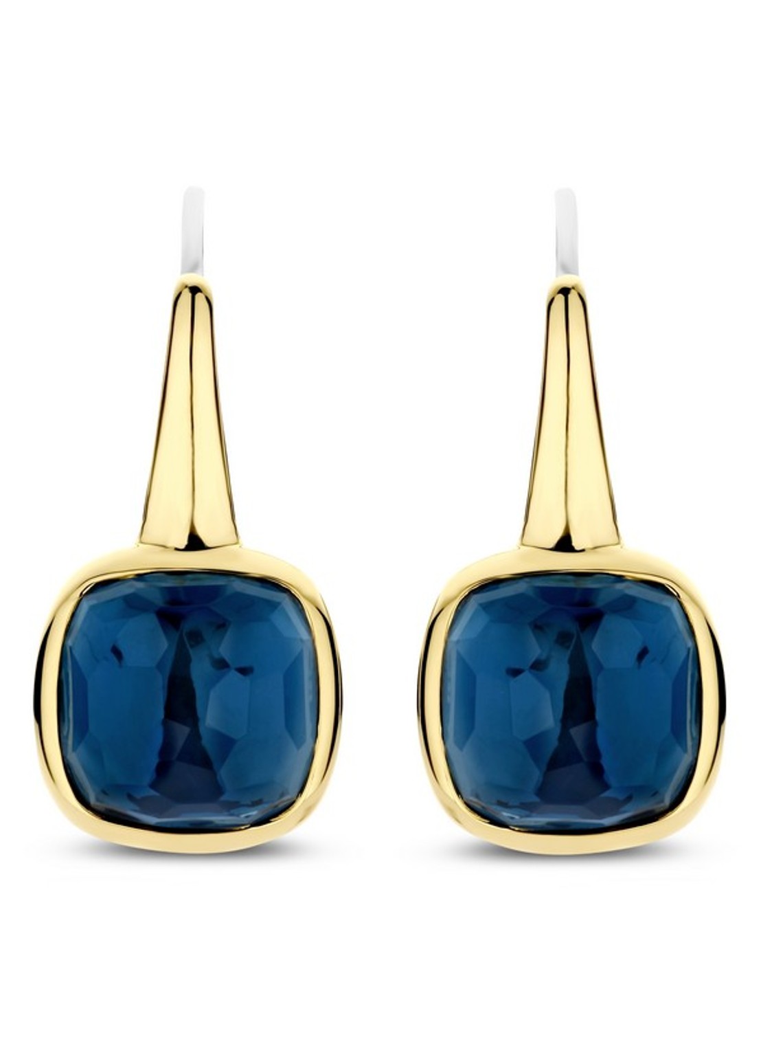 TI SENTO - Milano Oorhangers verguld 7989DB - detail blauw